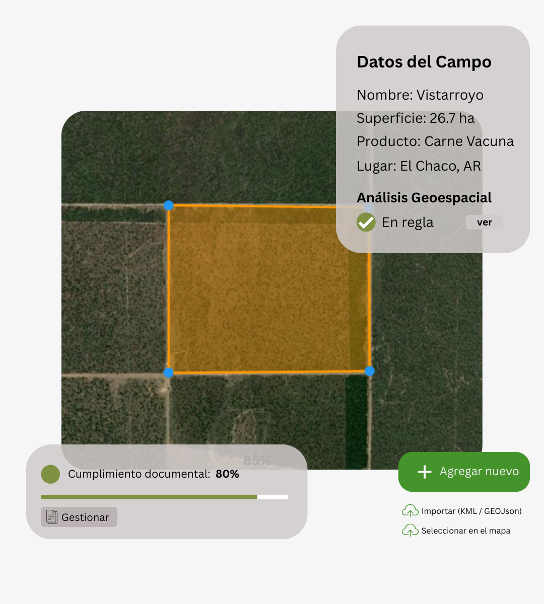 Geolocalización de parcelas